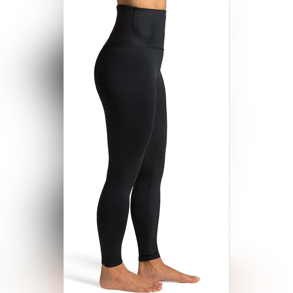 Tommie Copper Women's NWT Lower Back Support Leggings XL Black - Picture 3 of 16